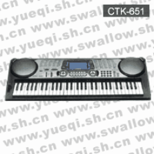 卡西歐牌電子琴-CTK-651卡西歐電子琴-61鍵卡西歐電子琴